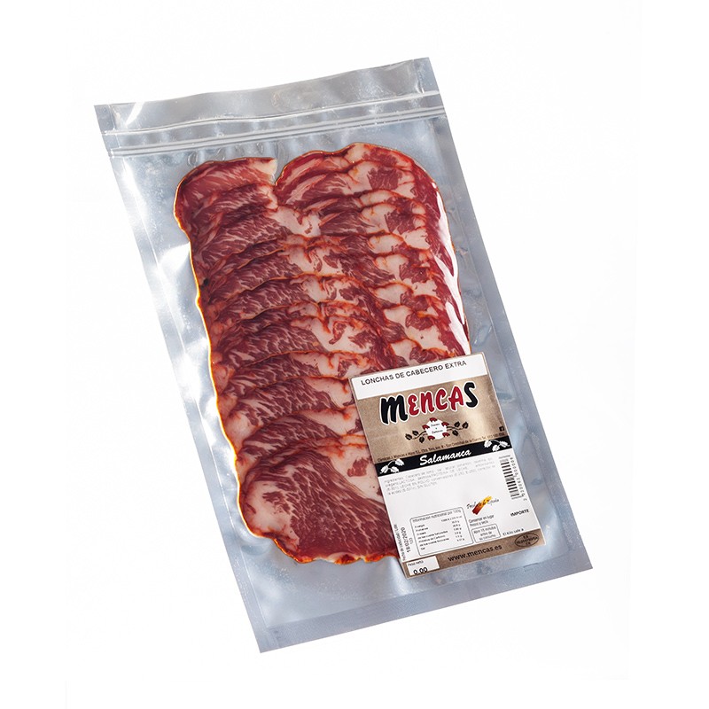 Jamón ibérico loncheado Mencas