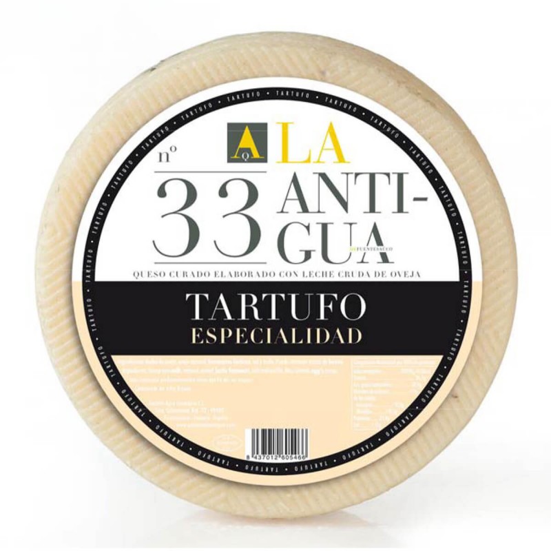 QUESO CURADO AL TARTUFO LA ANTIGUA - La Antigua