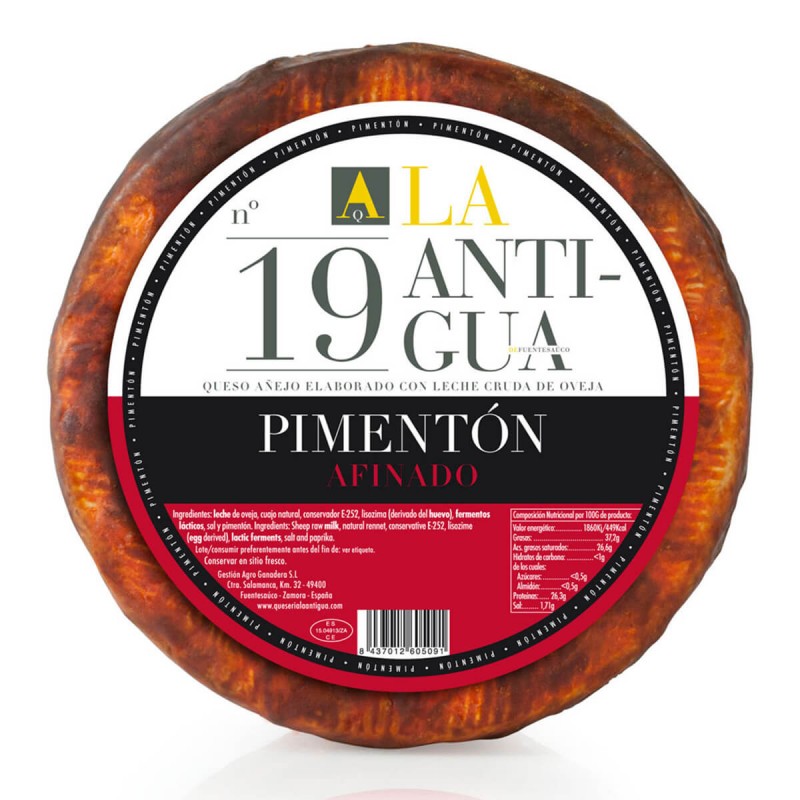 QUESO AÑEJO AL PIMENTÓN LA ANTIGUA - La Antigua