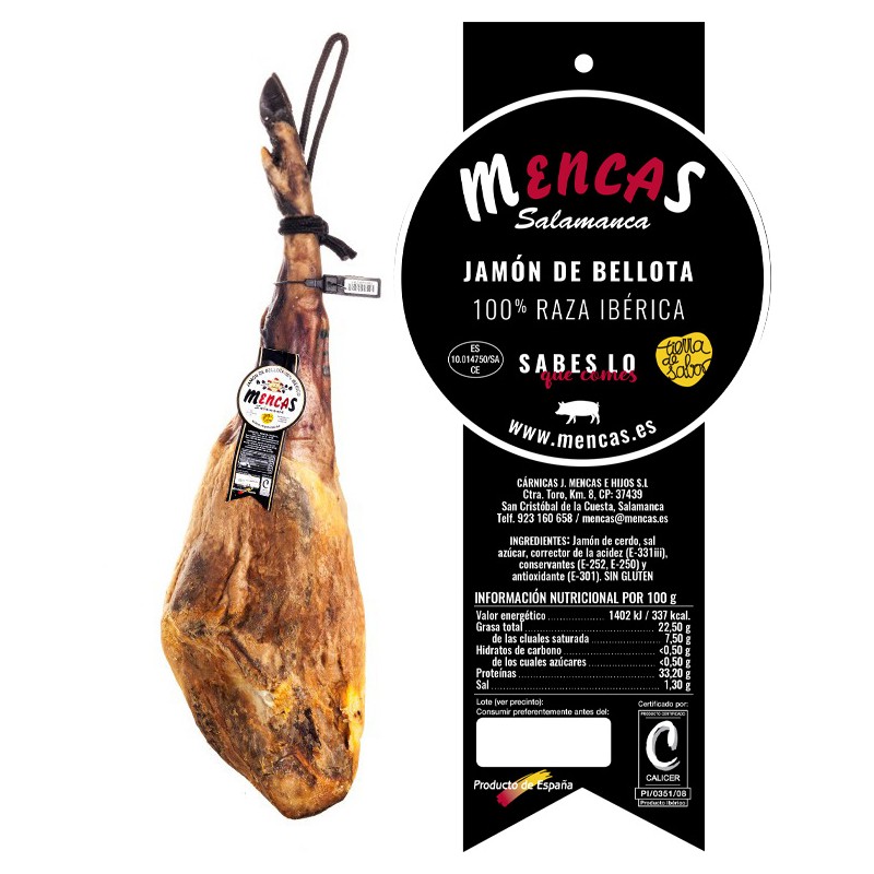 CENTRO DE JAMÓN DE BELLOTA 100% IBÉRICO Centros Mencas