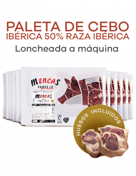 Loncheado de Paleta de Cebo 50% Raza Ibérica - Mencas
