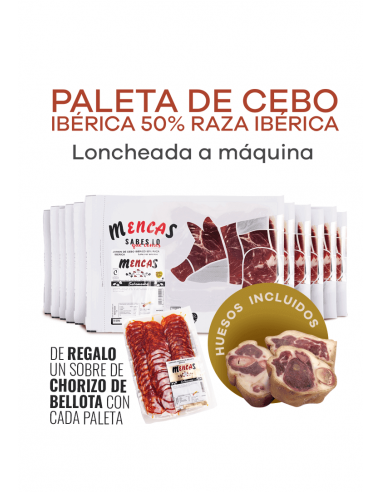 Loncheado de Paleta de Cebo 50% Raza Ibérica - Mencas
