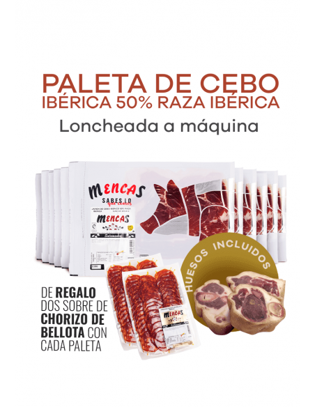 Loncheado de Paleta de Cebo 50% Raza Ibérica - Mencas