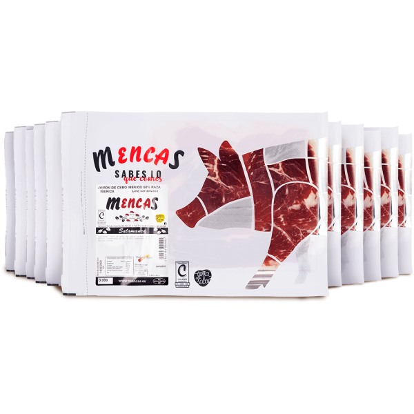 Jamón Ibérico de Cebo 50% Raza Ibérica | Comprar | Mencas