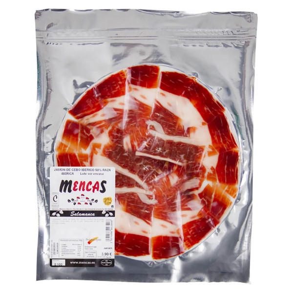 Jamón Ibérico de Cebo 50% Raza Ibérica | Comprar | Mencas
