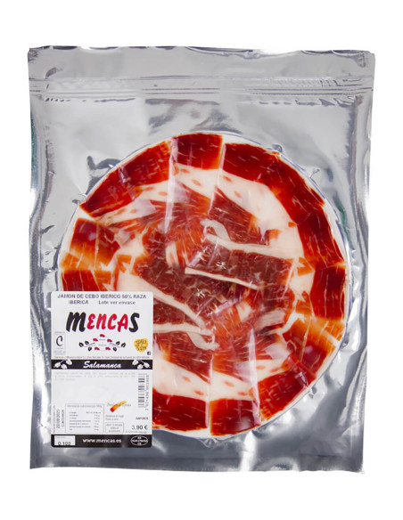 Jamón Ibérico de Cebo 50% Raza Ibérica | Comprar | Mencas